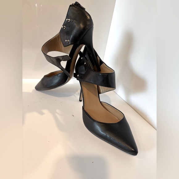 a.n.a Black Pointed Toe Heels - Picture 2 of 4